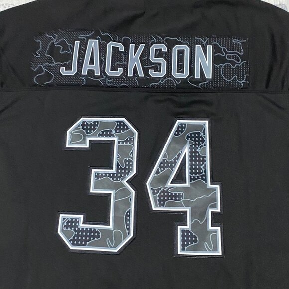 Nike Oakland Raiders Jackson No.34 Black Jersey - Picture 6 of 6